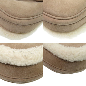 クリスチャンディオール ボビー シアリング スウェード ムートン ベージュ 0340 ショルダーバッグ【中古】Christian Dior