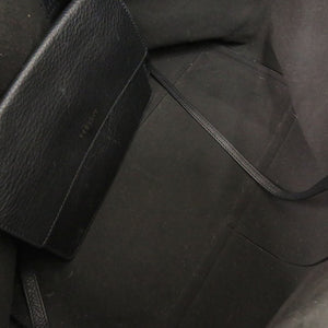 ヴェルサーチ メドゥーサ レザー ブラック トートバッグ 黒 0349【中古】VERSACE