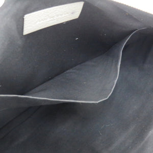 美品 バレンシアガ
 メタルエッジ　ゴートスキン クラッチバッグ
 レザー/ゴートスキン グレー 0360
【中古】BALENCIAGA レディース