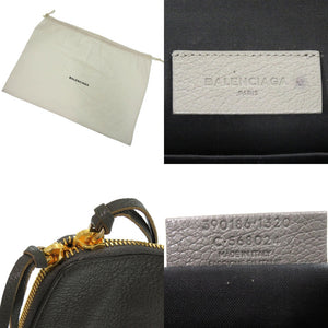 美品 バレンシアガ
 メタルエッジ　ゴートスキン クラッチバッグ
 レザー/ゴートスキン グレー 0360
【中古】BALENCIAGA レディース