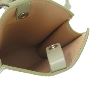 美品 ジルサンダー Tangle タングル レザー スマホケース グリーン 0364 緑 ショルダーバッグ【中古】JIL SANDER