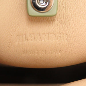 美品 ジルサンダー Tangle タングル レザー スマホケース グリーン 0364 緑 ショルダーバッグ【中古】JIL SANDER