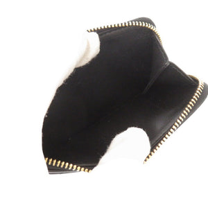 美品 クリスチャンディオール Lady Dior Cosmos ジップ カードホルダー S0965ONMJ ラムスキン ブラック カードケース 黒 0365【中古】Christian Dior