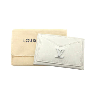新品同様 ルイ ヴィトン ポルトカルト ロックミー M68727 カードケース カーフレザー ホワイト LV 0371【中古】LOUIS VUITTON