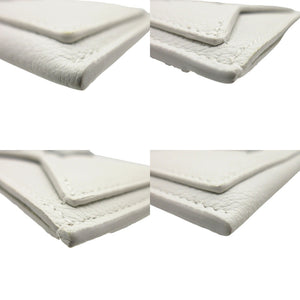 新品同様 ルイ ヴィトン ポルトカルト ロックミー M68727 カードケース カーフレザー ホワイト LV 0371【中古】LOUIS VUITTON