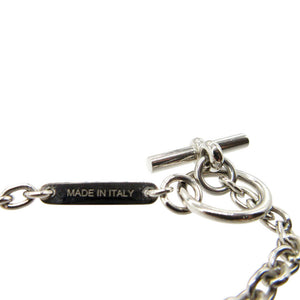 新品同様 エルメス モビールH ネックレス メタル/バッファローホーン シルバー/ブラウン 0372【中古】HERMES