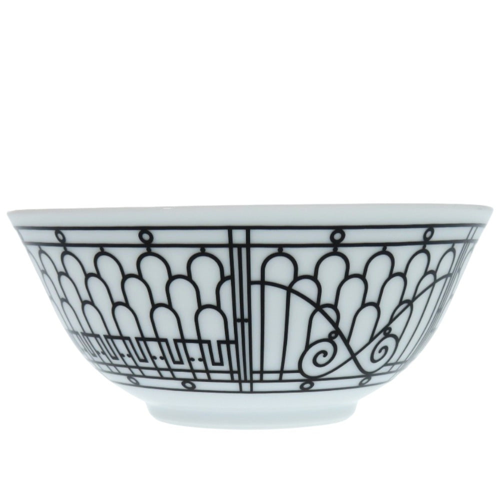 未使用品 エルメス Hデコ 食器 陶器 ポーセリン ホワイト ボウル 0376【中古】HERMES