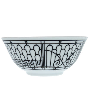 未使用品 エルメス Hデコ 食器 陶器 ポーセリン ホワイト ボウル 0376【中古】HERMES