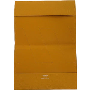 美品 エルメス Hタグ ヴォーバレニア ヴォーエプソン フォーブ ジョーヌ Z刻印（2021年製) パスポートケース 0381 【中古】 HERMES