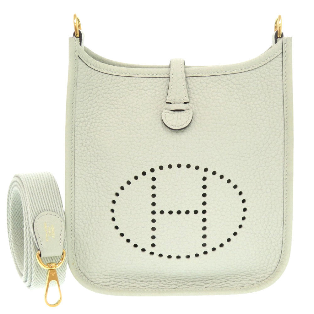 新品同様 エルメス エブリンTPM トリヨンクレマンス グリネヴェ ゴールド金具 B刻印(2023年製) ショルダーバッグ 0386 【中古】 HERMES