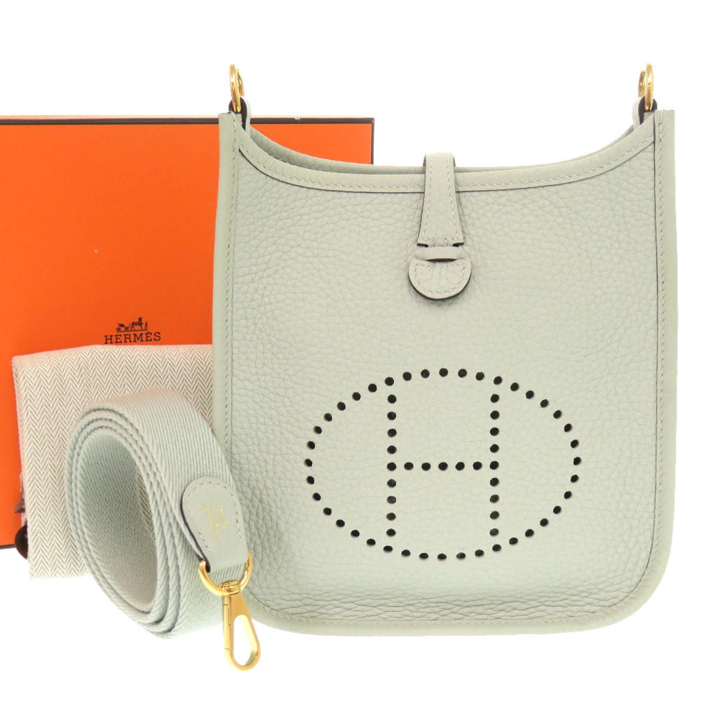 新品同様 エルメス エブリンTPM トリヨンクレマンス グリネヴェ ゴールド金具 B刻印(2023年製) ショルダーバッグ 0386 【中古】 HERMES
