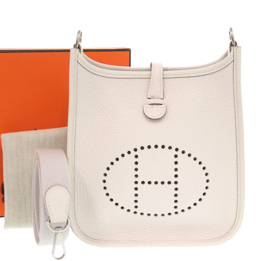 未使用 エルメス エブリンTPM アマゾン トリヨンクレマンス グリスペール グリスパール シルバー金具 B刻印(2023年製) ショルダーバッグ 0388 【中古】 HERMES パールグレー