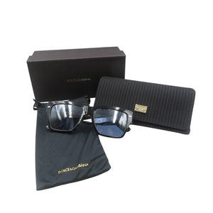 美品 ドルチェアンドガッバーナ DG4431 3403/10 アセテート ブラック ブルー サングラス 0405【中古】DOLCE&GABBANA