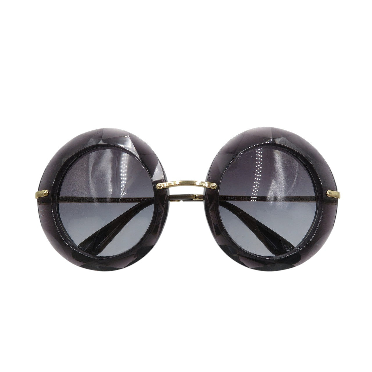 新品同様 ドルチェアンドガッバーナ DG6105 504/8G 50□27 ブラック ゴールド サングラス 0406【中古】DOLCE&GABBANA