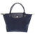 美品 ロンシャン ル プリアージュ ナイロン ネイビー ハンドバッグ トートバッグ 0407【中古】Longchamp