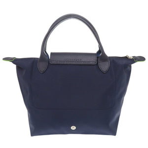 美品 ロンシャン ル プリアージュ ナイロン ネイビー ハンドバッグ トートバッグ 0407【中古】Longchamp