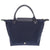 美品 ロンシャン ル プリアージュ ナイロン ネイビー ハンドバッグ トートバッグ 0407【中古】Longchamp