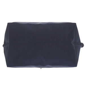 美品 ロンシャン ル プリアージュ ナイロン ネイビー ハンドバッグ トートバッグ 0407【中古】Longchamp