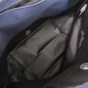 美品 ロンシャン ル プリアージュ ナイロン ネイビー ハンドバッグ トートバッグ 0407【中古】Longchamp