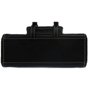 美品 クロエ ミニエディス レザー ブラック シルバー金具 0409 黒 ショルダーバッグ【中古】Chloe