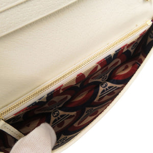 未使用品 グッチ × アディダス 621892 レザー レッド ホワイト チェーンウォレット ショルダーバッグ 0412【中古】GUCCI