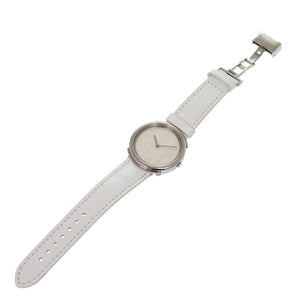 新品同様 サルヴァトーレフェラガモ
 クオーツ 腕時計
 ステンレススチール/レザー シルバー 0418
【中古】Salvatore Ferragamo レディース