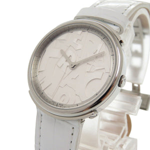 新品同様 サルヴァトーレフェラガモ
 クオーツ 腕時計
 ステンレススチール/レザー シルバー 0418
【中古】Salvatore Ferragamo レディース