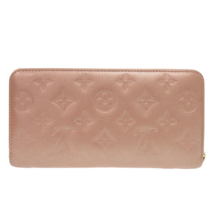 美品 ルイ ヴィトン モノグラムエンボス M81708 ラムスキン ローズゴールド 長財布 ピンク LV 0421【中古】LOUIS VUITTON
