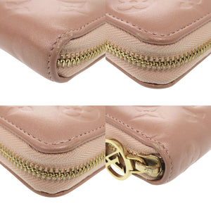 美品 ルイ ヴィトン モノグラムエンボス M81708 ラムスキン ローズゴールド 長財布 ピンク LV 0421【中古】LOUIS VUITTON