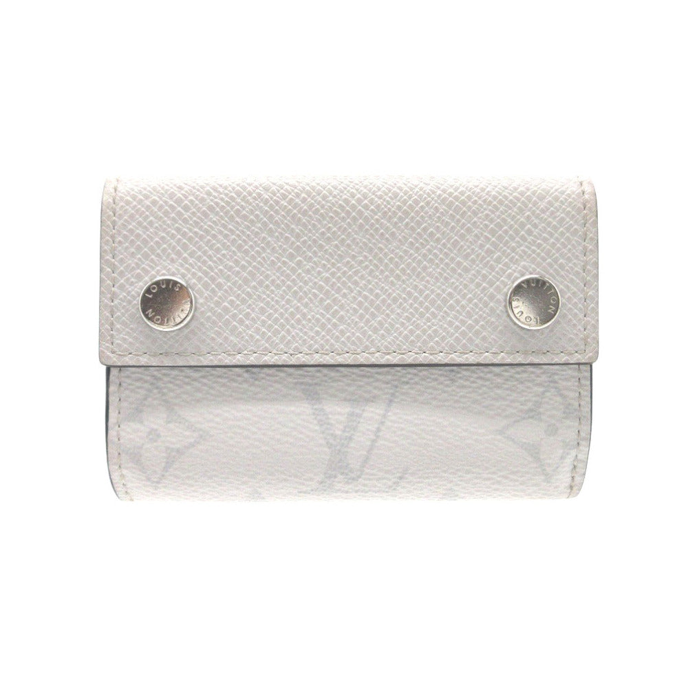 美品 ルイ ヴィトン モノグラム ディスカバリー コンパクトウォレット ICチップ タイガラマ M67621 三つ折り財布 タイガ ホワイト LV 0422【中古】LOUIS VUITTON