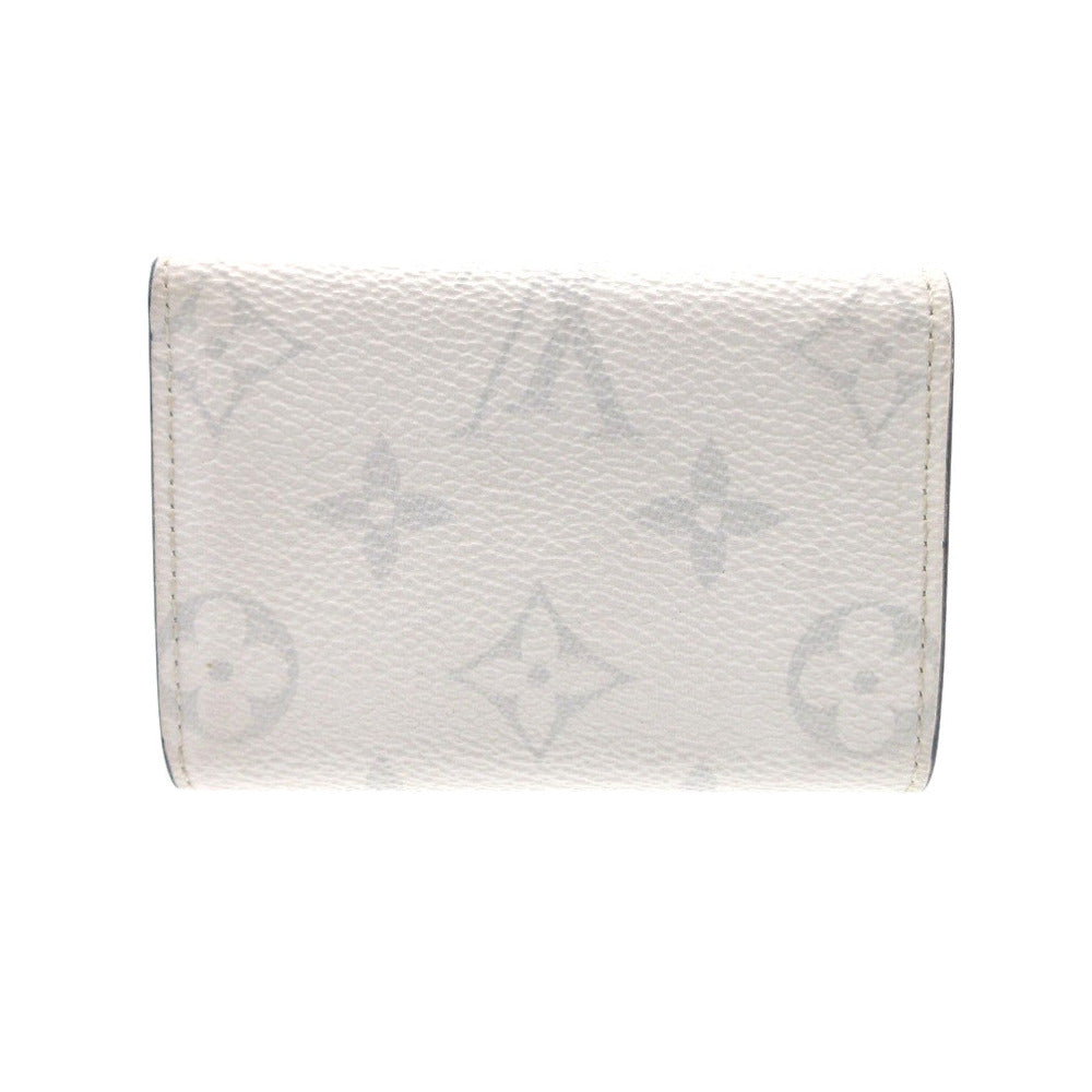 美品 ルイ ヴィトン モノグラム ディスカバリー コンパクトウォレット ICチップ タイガラマ M67621 三つ折り財布 タイガ ホワイト LV 0422【中古】LOUIS VUITTON