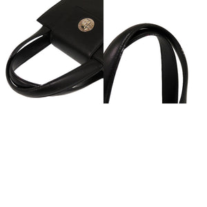 ブルガリ 2way レザー ブラック 0428 黒 ハンドバッグ【中古】BVLGARI