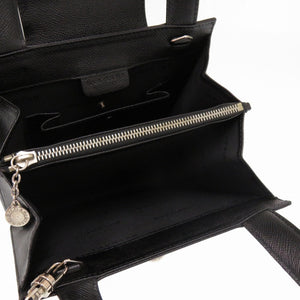 ブルガリ 2way レザー ブラック 0428 黒 ハンドバッグ【中古】BVLGARI
