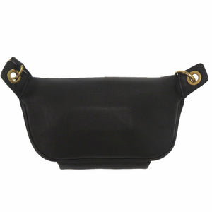 美品 ジバンシィ チェーンボディバッグ ベルトバッグ 斜め掛け ウエストバッグ レザー ブラック 0430【中古】GIVENCHY