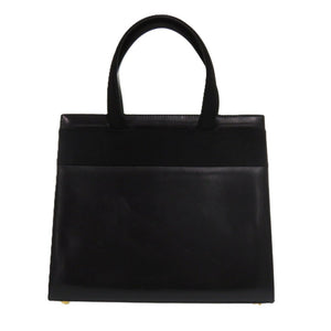 美品 サルヴァトーレフェラガモ ヴァラリボン BA214178 レザー ブラック 0432 黒 ハンドバッグ【中古】Salvatore Ferragamo