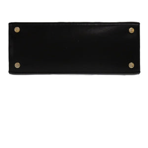 美品 サルヴァトーレフェラガモ ヴァラリボン BA214178 レザー ブラック 0432 黒 ハンドバッグ【中古】Salvatore Ferragamo