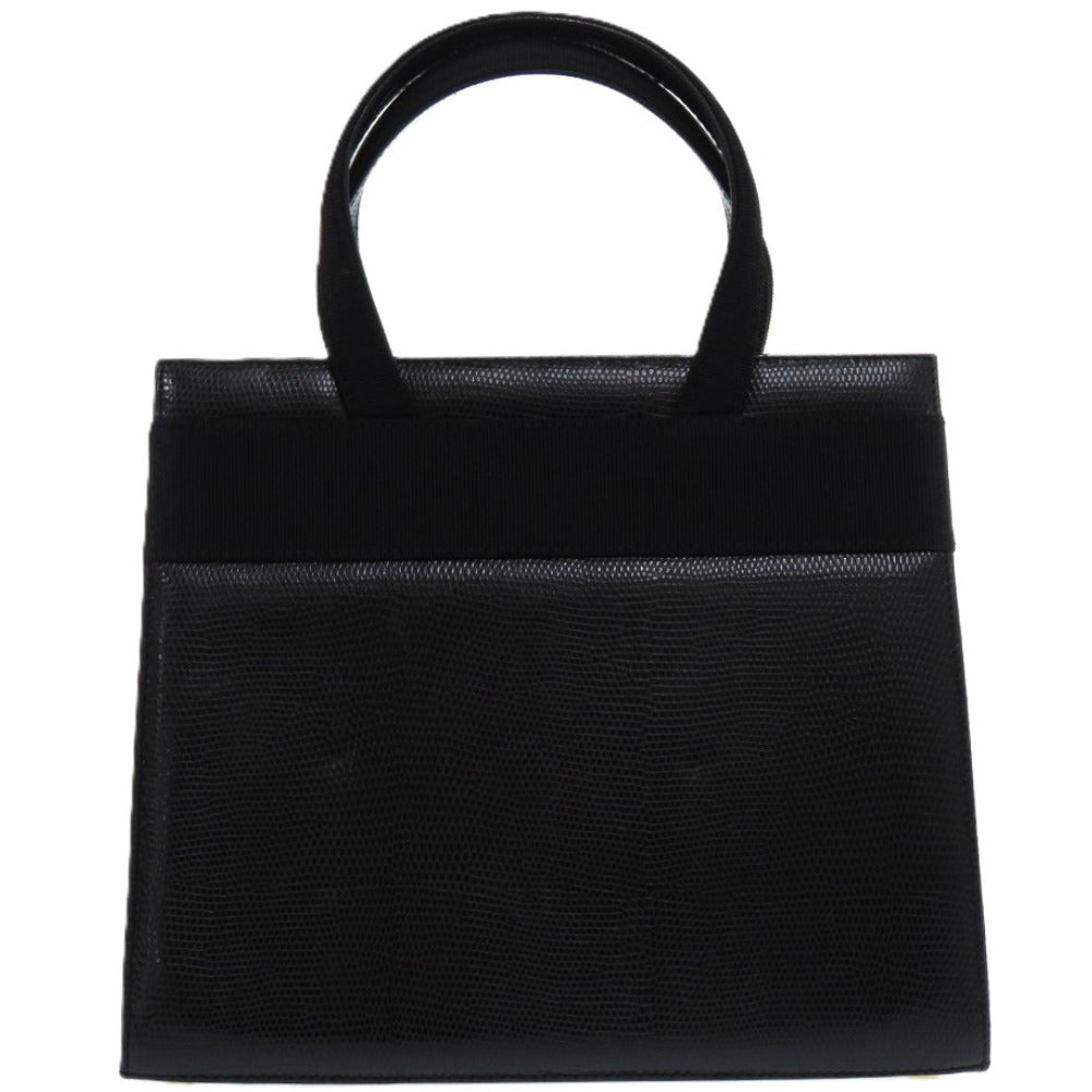 美品 サルヴァトーレフェラガモ ヴァラリボン 2way BA214178 レザー ブラック 0438 黒 ハンドバッグ【中古】Salvatore Ferragamo