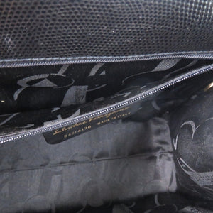 美品 サルヴァトーレフェラガモ ヴァラリボン 2way BA214178 レザー ブラック 0438 黒 ハンドバッグ【中古】Salvatore Ferragamo