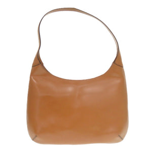 美品 セリーヌ 型押しレザー キャメル ショルダーバッグ 茶 0441【中古】CELINE レディース