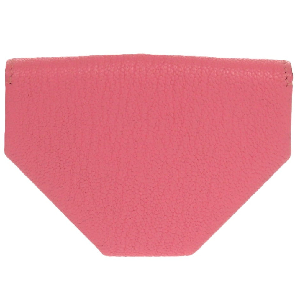 美品 エルメス ルヴァンキャトル シェーブル ピンク X刻印 0449 コインケース【中古】HERMES