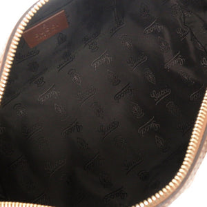 グッチ ドゥケッサ 181485 クリスタルGG ピンクベージュ ブラウン ハンドバッグ 0452【中古】GUCCI