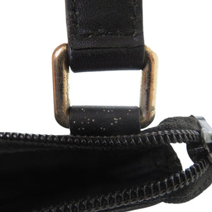 グッチ 272396 GG スウェード ブラック ショルダーバッグ 黒 0454【中古】GUCCI