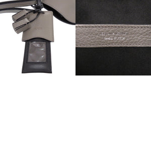 美品 トッズ ジョイ レザー グレージュ トートバッグ グレー ブラウン 0457【中古】TOD’S