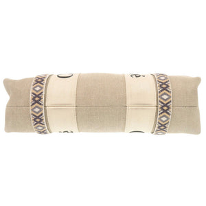 美品 クロエ WOODY ウッディ ミディアム レザー リネンキャンバス ベージュ トートバッグ ショルダーバッグ 0459【中古】Chloe