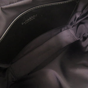 美品 バーバリー ナイロン ブラック ショルダーバッグ 黒 0461【中古】BURBERRY メンズ