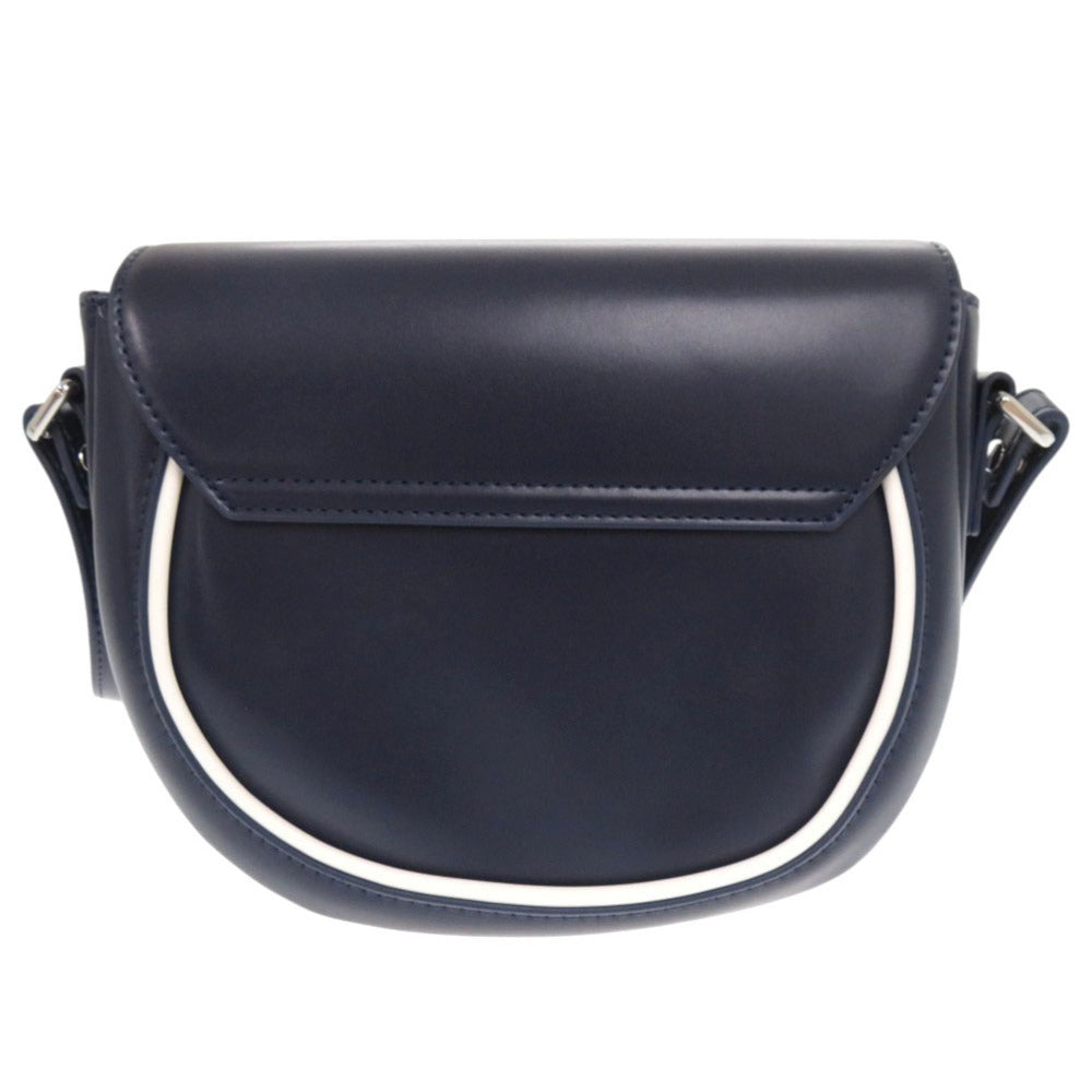 新品同様 マルニ スマイルバッグ ポリエステル ネイビー ショルダーバッグ 0470【中古】MARNI