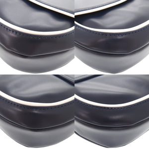 新品同様 マルニ スマイルバッグ ポリエステル ネイビー ショルダーバッグ 0470【中古】MARNI