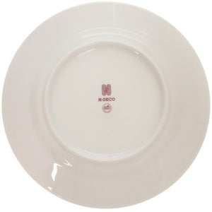 新品同様 エルメス デザートプレート〈Hデコ〉 ポーセリン 陶磁器 レッド 赤 食器 0473【中古】HERMES