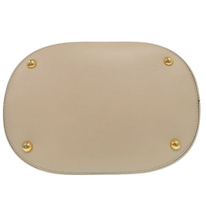 新品同様 マルニ パニエ 2WAY ハンドバッグ ショルダーバッグ SCMP001801 レザー ベージュ 0475【中古】MARNI