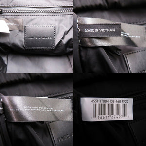 未使用品 マークジェイコブス ショルダー 2way ロゴテープ トートバッグ デニム ポリエステル ネイビー 紺 ミニトート 0483【中古】MARC JACOBS